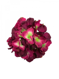 Hortensja kwiat wyrobowy 17 cm ciemno różowa