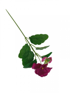 Bratek kwiat pojedynczy 33 cm ciemno różowy
