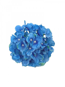 Hortensja kwiat wyrobowy 17 cm niebieska