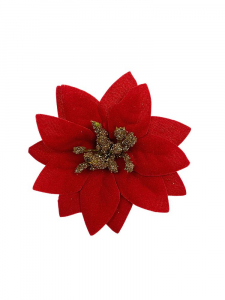 Gwiazda betlejmska mini 8 cm czerwona