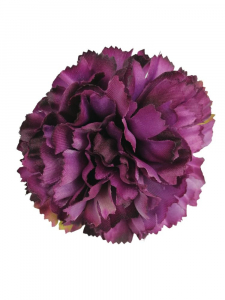 Goździk kwiat wyrobowy 8 cm ciemno fioletowy