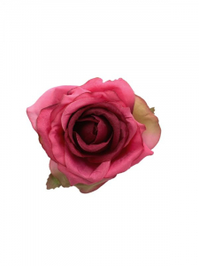 Róża kwiat wyrobowy 10 cm różowa