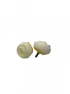 Pełnik kwiat wyrobowy 3 cm kremowy