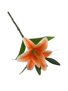 Lilia gałązka 35 cm pomarańczowa