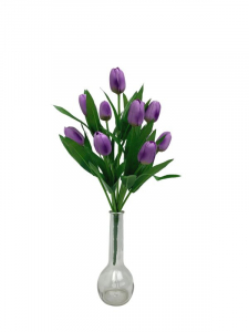 Tulipan bukiet 37 cm fioletowy