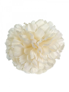 Goździk kwiat wyrobowy 8 cm kremowy waniliowy