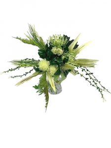Bukiet mieszany (czosnek, rozchodnik, zielistka) 40 cm zielony