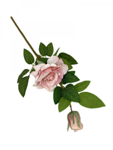 Róża gałązka 47 cm jasny róż