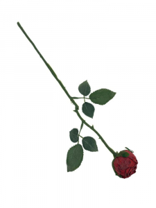 Róża gałązka 35 cm czerwona