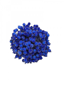 Owoce dzikiej róży o średnicy 1 cm niebieskie (wiązka 400 szt)