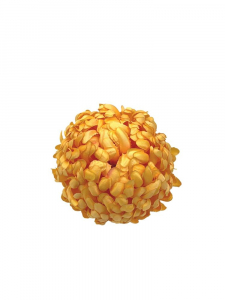 Chryzantema kwiat wyrobowy 11 cm pomarańczowa