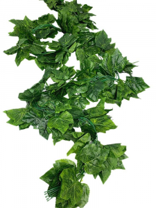Girlanda bluszcz liście winogron 245 cm zielona
