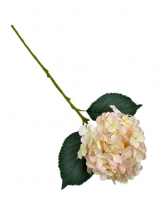 Hortensja gałązka 60 cm delikatny róż