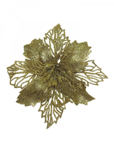 Gwiazda betlejemska główka 17 cm złota