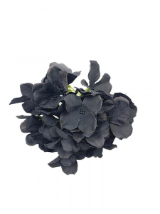 Hortensja kwiat wyrobowy 12 cm czarna