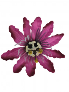Męczennica kwiat wyrobowy 12 cm ciemny różowy