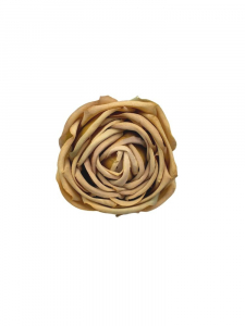 Róża główka 7 cm musztardowa