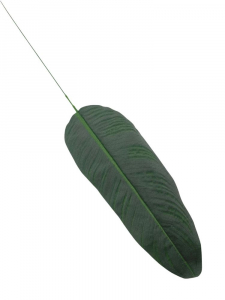 Liść bananowca 102 cm zielony omszony