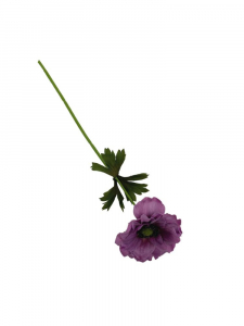 Anemon kwiat pojedynczy 36 cm fiołkowy