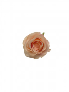 Róża kwiat wyrobowy 6 cm jasno brzoskwiniowa