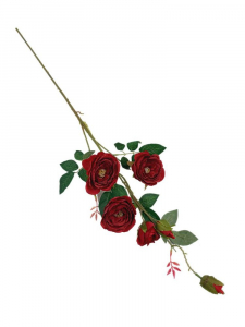 Róża gałązka 90 cm czerwona