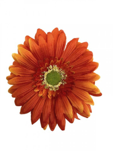 Gerbera kwiat wyrobowy 16 cm pomarańczowa