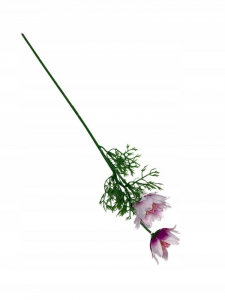Sasanka gałązka 52 cm biało różowa