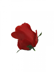Róża kwiat wyrobowy 7 cm czerwona