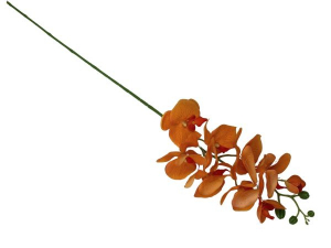 Storczyk kwiat pojedynczy 100 cm pomarańczowy