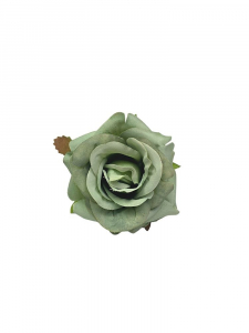 Róża matowa główka 6 cm zielona