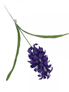 Hiacynt kwiat pojedynczy 52 cm ciemno fioletowy