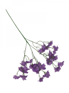 Gałązka z kwiatuszkami 61 cm fioletowa