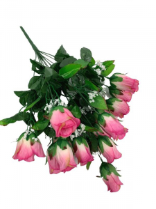 Róża bukiet 55 cm różowa