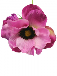 Anemon gałązka 55 cm różowy