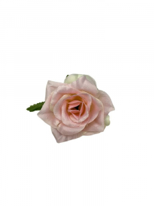 Róża główka 6 cm jasno różowa