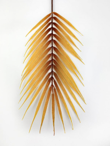 Liść palmy 61 cm brązowo złoty