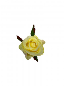 Róża główka 5 cm waniliowa