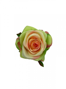 Róża kwiat wyrobowy 10 cm brzoskwiniowa