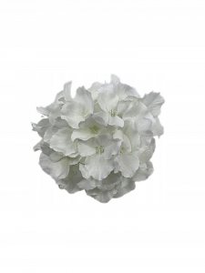 Hortensja kwiat wyrobowy 17 cm biała