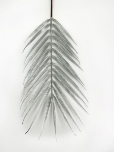 Liść palmy 61 cm srebrny