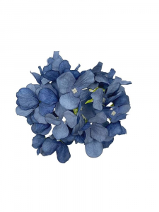 Hortensja kwiat wyrobowy 12 cm niebieska