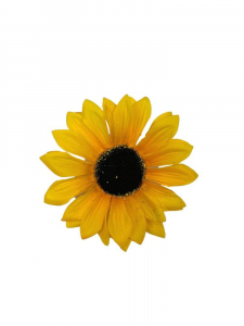 Słonecznik kwiat wyrobowy 10 cm żółty