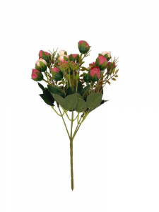 Pełnik bukiet 30 cm ciemno różowy z brzoskwinią