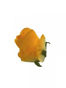 Róża główka 7 cm jasno pomarańczowa