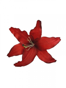 Lilia kwiat wyrobowy 20 cm czerwona