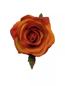Róża główka 10 cm ceglana