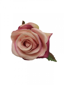 Róża kwiat wyrobowy 10 cm różowy