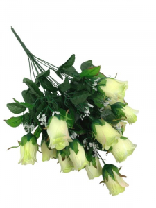Róża bukiet 55 cm jasno zielona