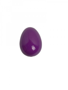 Jajko kurze na zawieszce 7 cm purpurowe