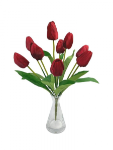 Tulipany bukiet 40 cm czerwone
